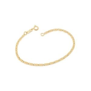 Pulseira Rommanel Banhado Ouro Fio Diamantado 550458 Tam 18