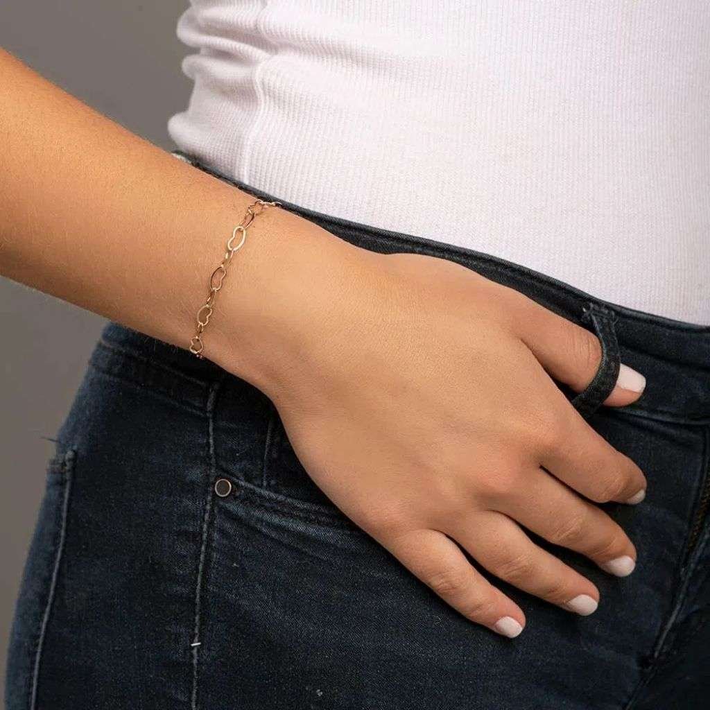 Pulseira Rommanel Corações Pendurados - 552008 - Imagem 2
