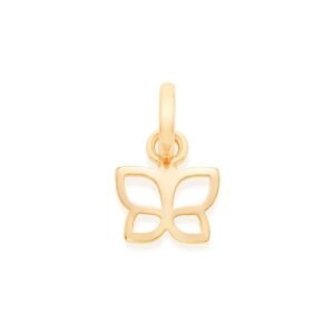 Pingente Borboleta Pequena Folheado a Ouro - 542305
