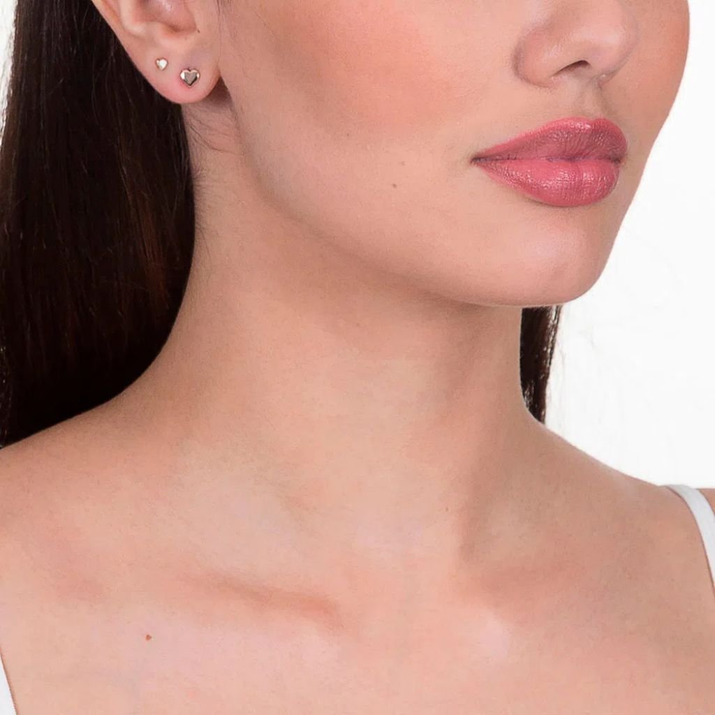 Kit Brincos Coração Folheado A Ouro 18k - 526221 - Imagem 2