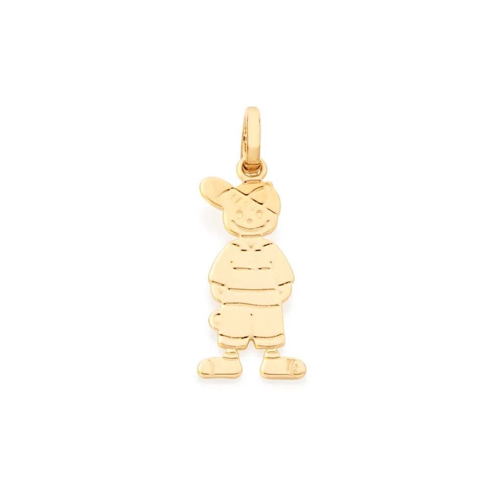Pingente Folheado A Ouro Menino - tam.único 540860