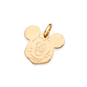 Pingente Rosto Do mickey Folheado A Ouro - tam.único 542748