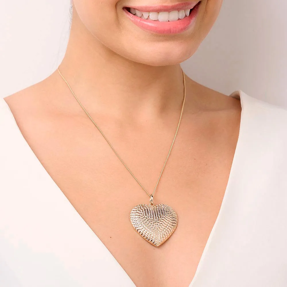 Maxi Pingente Coração Folheado a Ouro 18k - 542801 - Imagem 2