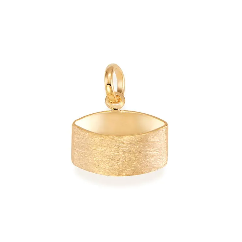 Pingente Sorriso Folheado a Ouro 18k - Tam.único 54041