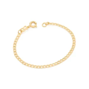 Pulseira Infantil Folheada a Ouro 18k 551717