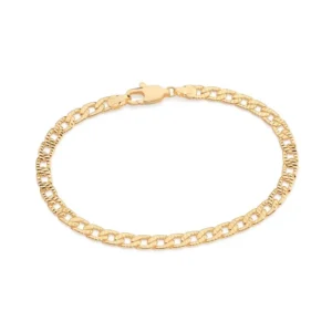Pulseira Groumet Folheada a Ouro 18k 552128