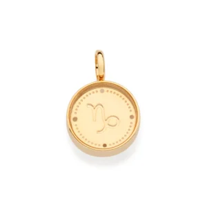 Pingente signo capricórnio folheado a ouro 18k - tam.único 5427660000
