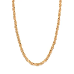 Gargantilha Grossa Folheada a Ouro 18k - Tam.45cm 532504