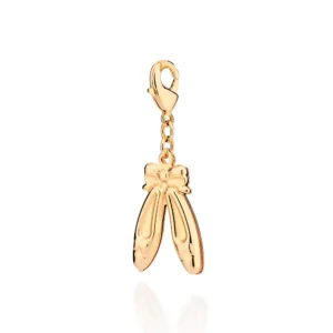 Berloque Sapatilha De Bailarina Folheado a Ouro 18k - 542783