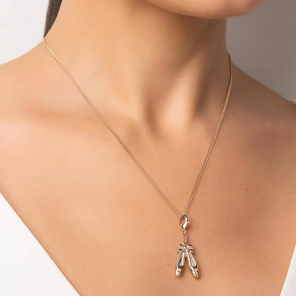 Berloque Sapatilha De Bailarina Folheado a Ouro 18k - 542783 - Imagem 2