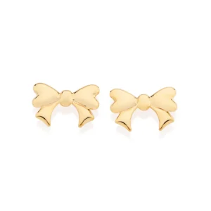 Brinco Laço Folheado a Ouro 18k -  527259