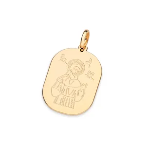Medalha São Francisco Folheada a Ouro 18k - 542753