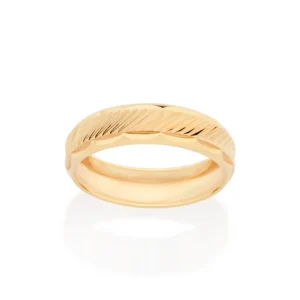 Aliança Folheada a Ouro 18k 513433