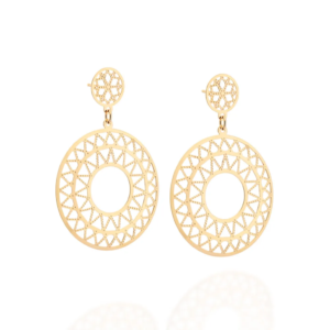 Maxi Brinco Banhado A Ouro 18k - tam.único 527277