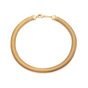 Gargantilha Rabo De Rato Banhado A Ouro 18k - tam.45 532516