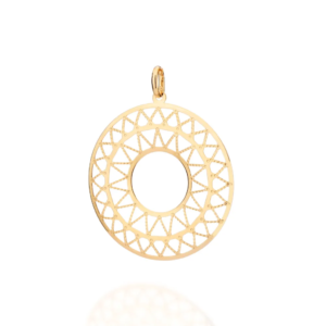 Maxi Pingente Banhado A Ouro 18k - tam.único 542812