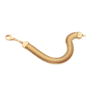 Pulseira Rabo De Rato Banhada A Ouro 18k 552143