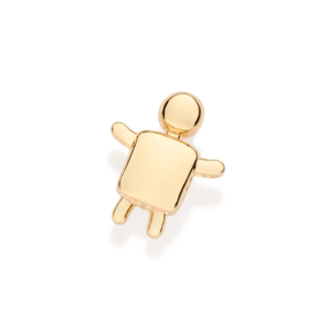 Pingente Menino Banhado A Ouro 18k - tam.único 542809