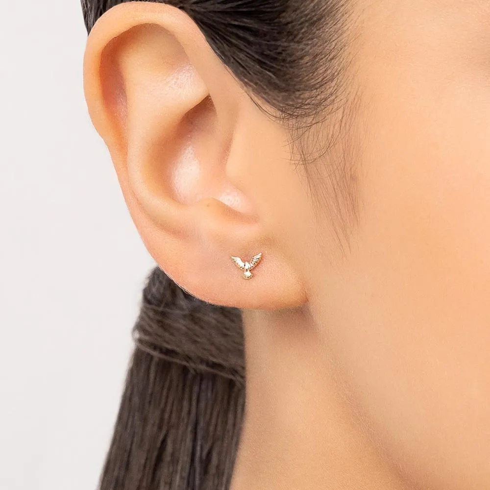 Brinco espírito santo folheado a ouro 18k - 527249 - Imagem 2