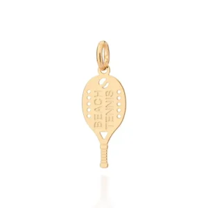 Pingente beach tennis folheado a ouro 18k - 542776