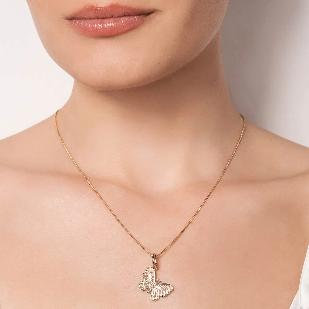 PINGENTE BORBOLETA BANHADO A OURO 18K - TAM.ÚNICO 542852 - Imagem 2