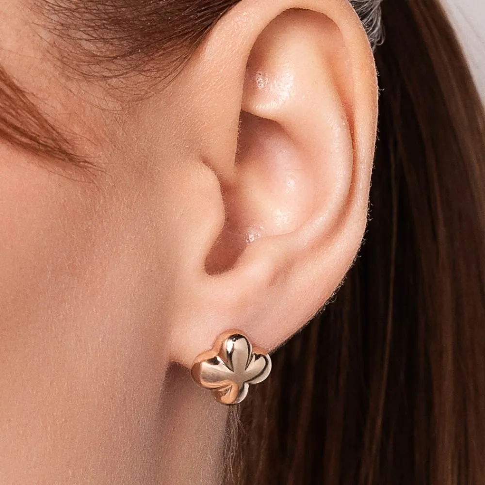 BRINCO FLOR BANHADO A OURO 18K - TAM.ÚNICO 527325 - Imagem 2