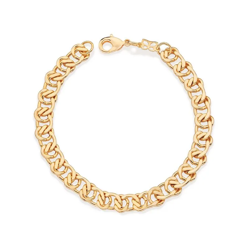 PULSEIRA BANHADA A OURO 18K - TAM.20 552177