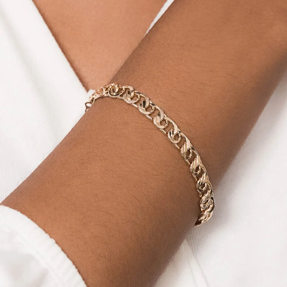 PULSEIRA BANHADA A OURO 18K - TAM.20 552177 - Imagem 2