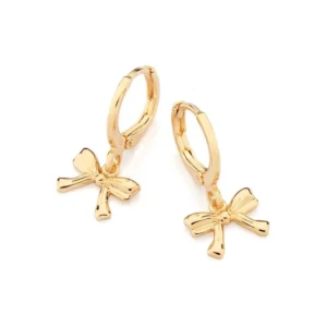 BRINCO ARGOLA LAÇO BANHADO A OURO 18K - TAM.ÚNICO 527400