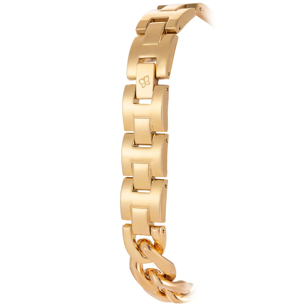 RELÓGIO ANÁLOGICO SOCIAL DOURADO - TAM.ÚNICO 650042 - Imagem 4