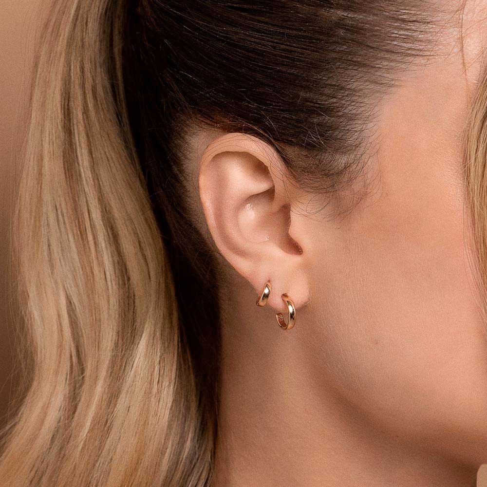 KIT BRINCO MEIA ARGOLAS BANHADO A OURO 18K - TAM.ÚNICO 527014 - Imagem 2