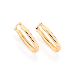 BRINCO ARGOLA BANHADO A OURO 18K - TAM.ÚNICO 520808