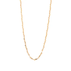 GARGANTILHA CORAÇÃO INFINITO BANHADA A OURO 18K - TAM.50 531472