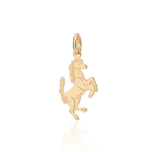 PINGENTE CAVALO BANHADO A OURO 18K - TAM.ÚNICO 542837