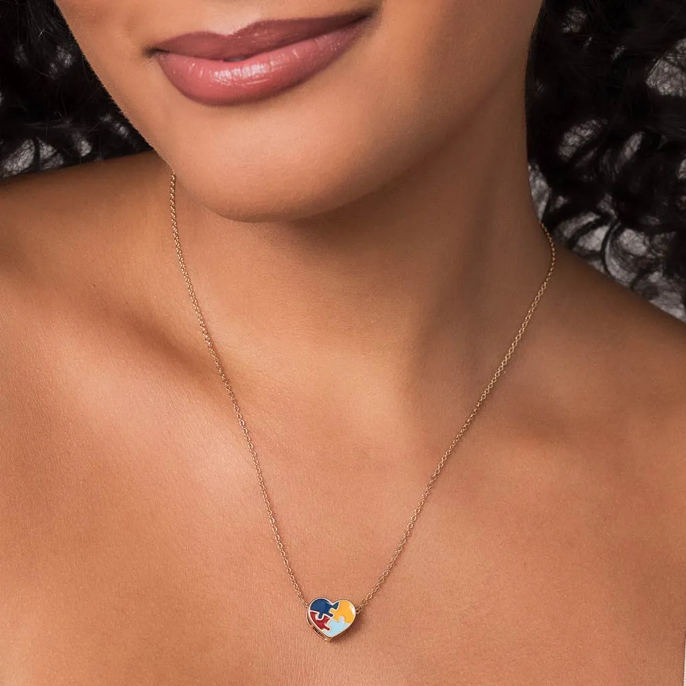 PINGENTE CORAÇÃO BANHADO A OURO 18K COM APLICAÇÃO DE RESINA - TAM.ÚNICO 542850 - Imagem 2