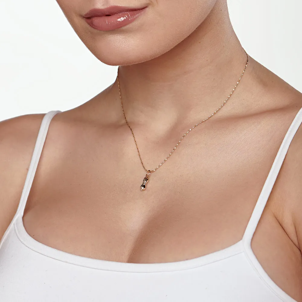 PINGENTE FIGA BANHADO A OURO 18K - TAM.ÚNICO 540977 - Imagem 2