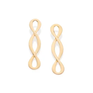 BRINCO ENTRELAÇADO BANHADO A OURO 18K - TAM.ÚNICO 527406