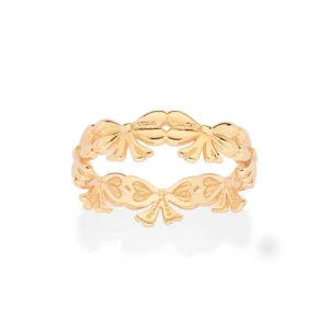 ANEL LAÇOS BANHADO A OURO 18K 5135491