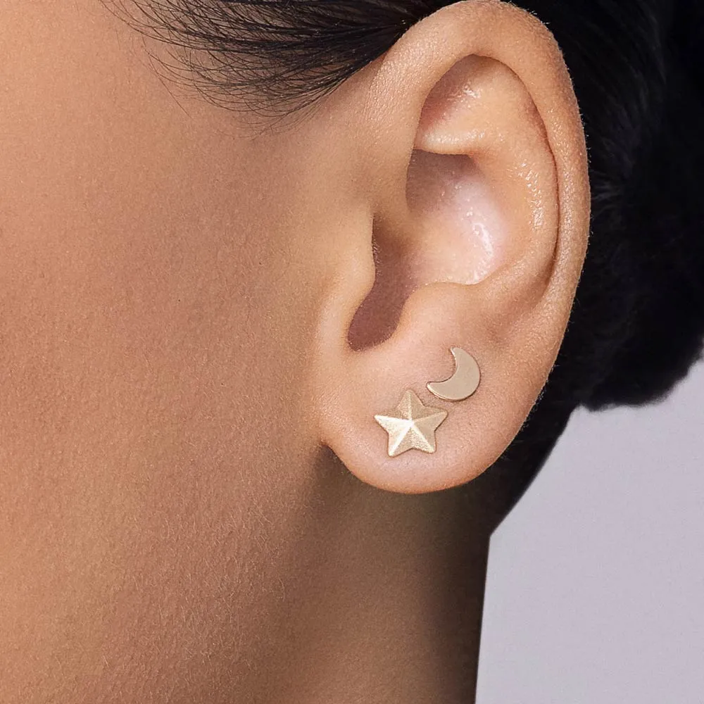 KIT BRINCO LUA E ESTRELA BANHADO A OURO 18K - TAM.ÚNICO 527451 - Imagem 2
