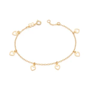 PULSEIRA BANHADA A OURO 18K TAM 19