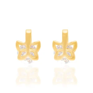 BRINCO BANHADO A OURO 18K COM CRISTAIS - TAM.ÚNICO 525132