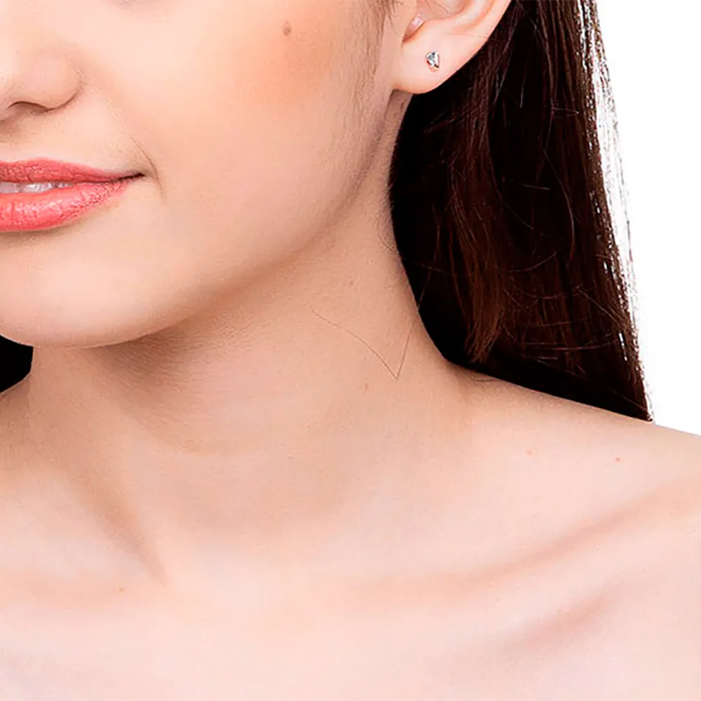 BRINCO BANHADO A OURO 18K COM CRISTAIS - TAM.ÚNICO 523530 BRANCO - Imagem 2